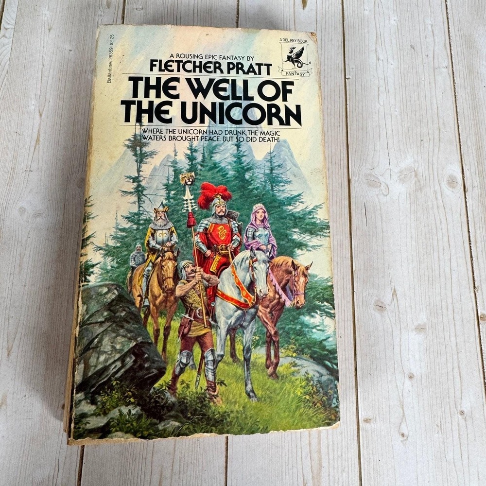 The Well of the Unicorn Fletcher Pratt 1979 Vintage Fantasy Del Rey Paperback